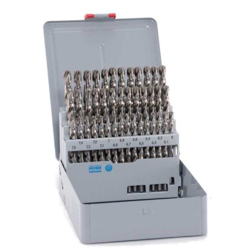 Zestaw 41szt. wierteł kobaltowych do metalu i stali nierdzewnej HSS-Co, Alpen KM-41 [0000101241100]