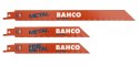 Zestaw 5 szt. brzeszczotów bagnetowych do piły szablastej, do metalu, Bahco [3940-METAL-SET-5P]