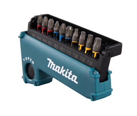 Zestaw końcówek udarowych 1/4" z adapterem, 11 szt. IMPACT PREMIER MAKITA [E-03567]