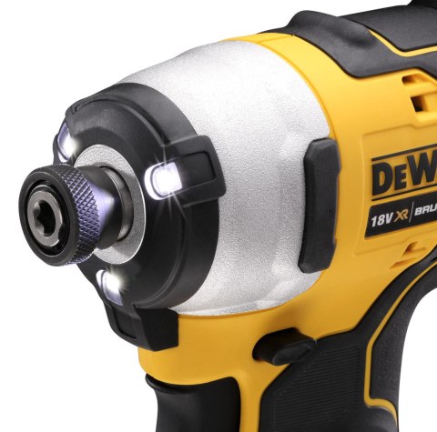 Akumulatorowa zakrętarka/wkrętarka udarowa 1/4" 18V Li-Ion 2x3,0Ah Dewalt [DCF809L2T-QW]