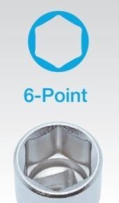 Nasadka ręczna sześciokątna 1/2", do śrub i nakrętek, M46, Koken [4400M 46]