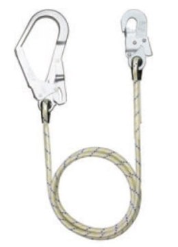 Pozioma lina kotwicząca LP100TT z zatrzaśnikami AZ002 oraz AZ022 (5 m) PROTEKT