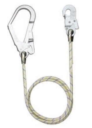 Pozioma lina kotwicząca LP100TT z zatrzaśnikami AZ002 oraz AZ022 (5 m) PROTEKT