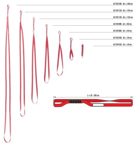 Zaczep taśmowy AZ920 (120 cm) PROTEKT