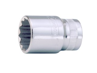 Zestaw 11szt. ręcznych nasadek dwunastokątnych, cienkościennych, 1/4" na listwie, 5-14 mm, Bahco [6711MB]