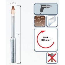 Zestaw 3szt. wierteł do płytek ceramicznych Keramo Extreme ALPEN [0000300003100]