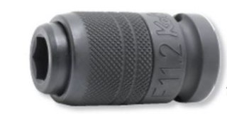 Adapter udarowy z blokadą, kwadrat 1/2" na sześciokąt 7/16'', KOKEN [14142-F11.2]