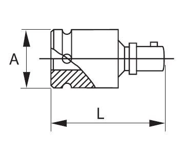 Udarowy przegub kątowy 3/4' IRIMO [175-25-2]
