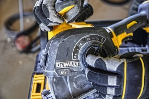 Bruzdownica do betonu 125mm, 54V Li-lon XR FLEXVOLT DeWalt [DCG200NT-XJ]