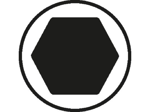 Nasadka udarowa 1", z końcówką imbusową 6-kątną 27mm, Bahco [7993M0270]