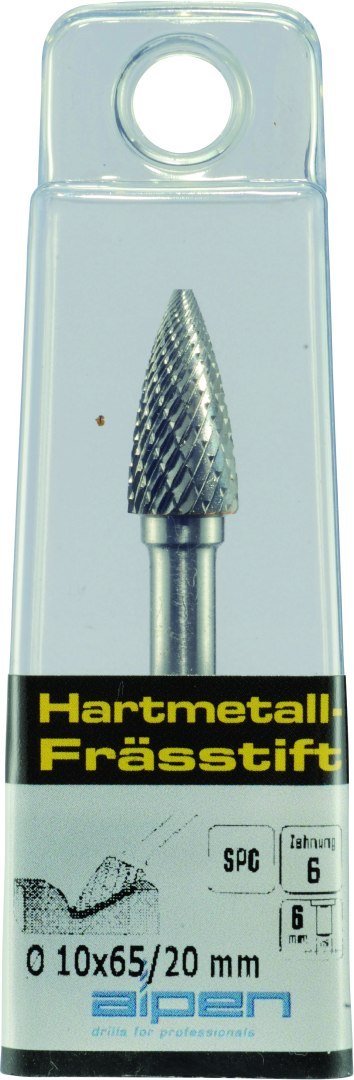 Pilnik obrotowy / frez stożkowy do metalu SPG Alpen [0780606112100]