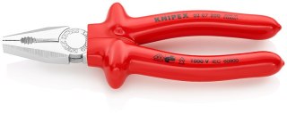 Szczypce uniwersalne, kombinerki w izolacji VDE, 180mm, Knipex [03 07 180]