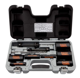 Zestaw 10szt. węglikowych pił otworowych Superior Multi Construction Bahco [3833-SET-101]
