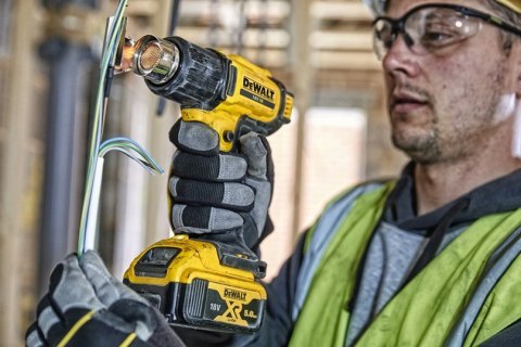 Akumulatorowa, dwuzakresowa opalarka z końcówkami, 18V Li-Ion, DeWalt [DCE530N-XJ]