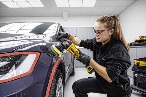 Akumulatorowa polerka rotacyjno-mimośrodowa 125mm, 18V XR DeWALT [DCM848N-XJ]