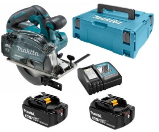 Akumulatorowa przecinarka do metalu 150mm, 18V, 2x5,0Ah Makita [DCS553RTJ]