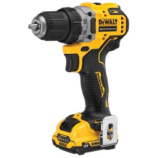 Akumulatorowa wiertarko-wkrętarka DeWALT [DCD701D2-QW] 12V Li-Ion, 2x2,0Ah