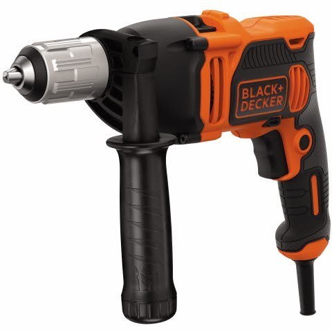 Elektryczna wiertarka udarowa 850W + 32 akcesoria w walizce, Black+Decker [BEH850KA32-QS]