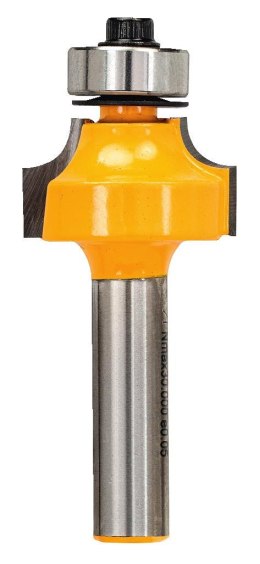 Frez HM zaokrąglający z łożyskiem, promień freza 5mm, trzpień 8mm, DeWalt [DT90013-QZ]