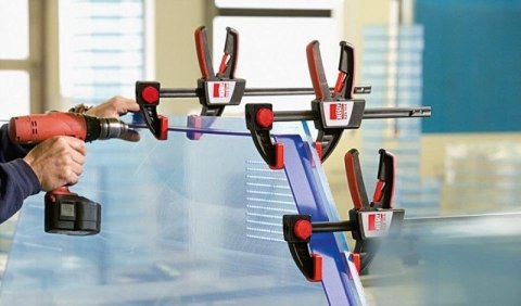 Ścisk uniwersalny jednoręczny szybkomocujący 150x80mm, 170-360mm, 2000N, Bessey [EZS15-8]