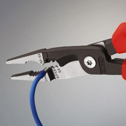 Szczypce 6-cio funkcyjne dla elektroinstalatorów z blokadą Knipex [13 91 200]