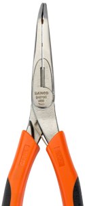 Szczypce chromowane półokrągłe, odgięte 45º, długość 160mm, rękojeść wielokomponentowa, Bahco [2427 GC-160IP]