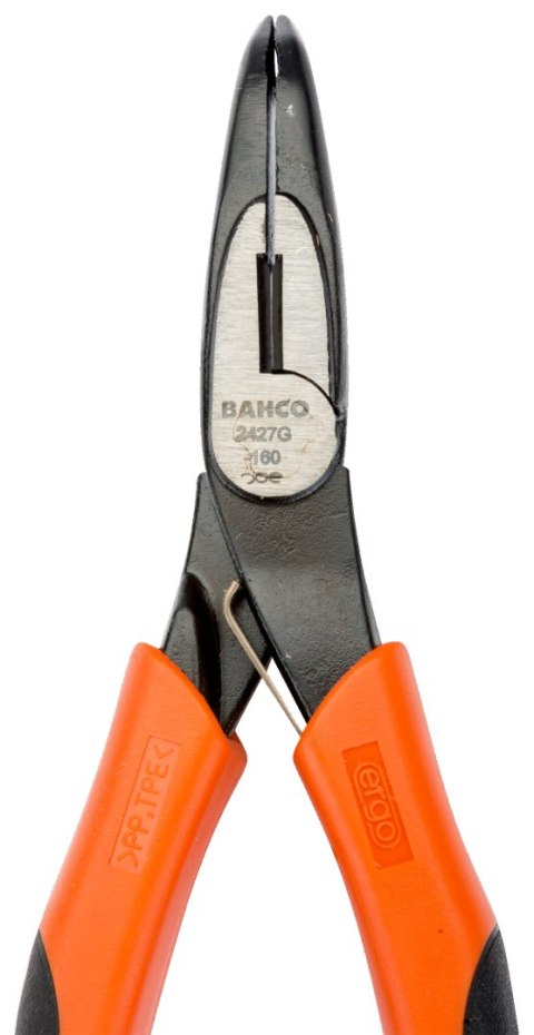 Szczypce półokrągłe, odgięte 45º, długość 160mm, rękojeść wielokomponentowa, Bahco [2427 G-160]