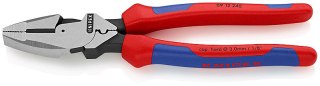 Szczypce uniwersalne, kombinerki typ amerykański, "Lineman's" 240mm Knipex [09 12 240]