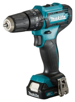 Wiertarko-wkrętarka udarowa Makita [HP333DSAE] 12V Li-Ion, 2x2,0Ah