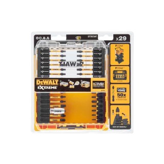 Zestaw 29 szt. końcówek udarowych 1/4" IMPACT TORSION EXTREME, SMALL TOUGH CASE+, DeWALT [DT70734T-QZ]