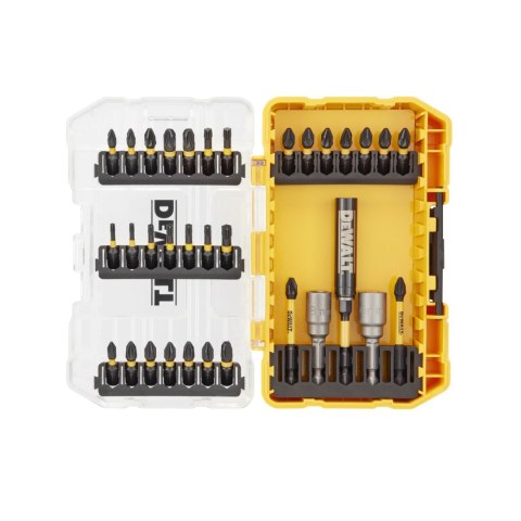 Zestaw 33 szt. końcówek udarowych 1/4" IMPACT TORSION EXTREME, SMALL TOUGH CASE+, DeWALT [DT70742T-QZ]