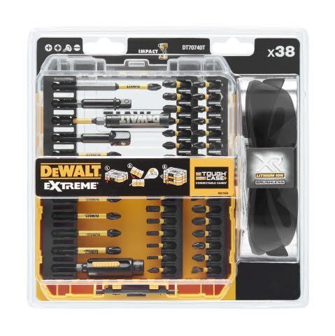 Zestaw 38 szt. końcówek udarowych 1/4' IMPACT TORSION DeWALT [DT70740T-QZ]