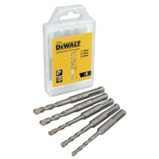 Zestaw 5szt. wiertł widiowych do betonu SDS+, EXTREME2, DeWalt [DT9399-QZ]