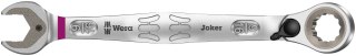 Klucz płasko-oczkowy odgięty z grzechotką i przełącznikiem kierunku pracy 9/16", Joker Switch 6001, Wera [05020079001]
