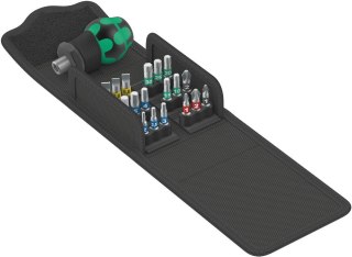 Komplet końcówek 1/4" i rękojeść Stubby z uchwytem magnetycznym, 19szt. Kraftform Kompakt Stubby 1, 2go, Wera [05057471001]