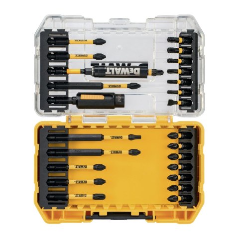 Zestaw 25 szt. końcówek udarowych 1/4" IMPACT TORSION EXTREME, DeWALT [DT70730T-QZ]