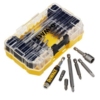 Zestaw 40 szt. końcówek 1/4", SMALL TOUGH CASE+, DeWALT [DT70702-QZ]