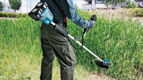 Akumulatorowa podkaszarka do trawy 43cm, 2x18V Li-Ion, 2x5,0Ah, LXT Makita [DUR369APT2]