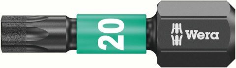 Zestaw 10 końcówek udarowych Impaktor 1/4" do śrub z gniazdem TORX, rozmiar TX20/25mm, Wera [05057624001]