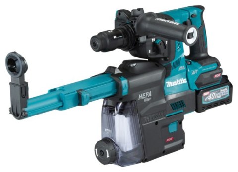 Akumulatorowa młotowiertarka SDS+, 40V max Li-Ion, 2x4,0Ah, AWS Bluetooth XGT Makita [HR002GM204]