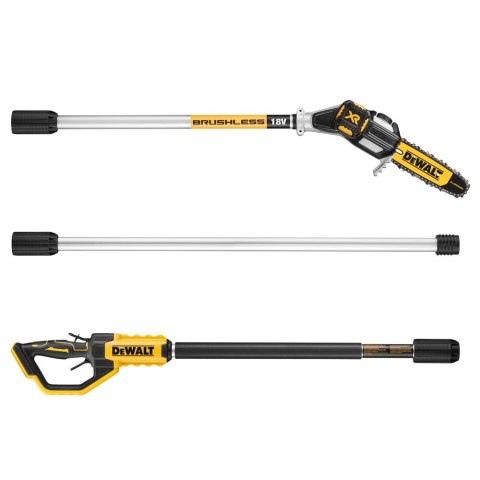 Akumulatorowa piła łańcuchowa 20cm na wysięgniku 3m, 18V, DeWalt [DCMPS567N-XJ]