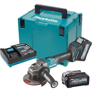 Akumulatorowa szlifierka kątowa 125mm, 40V max Li-Ion, 2x4,0Ah, serii XGT Makita [GA005GM201]