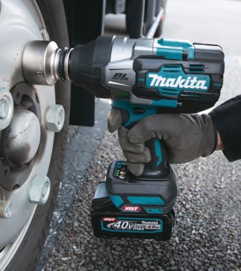 Akumulatorowy klucz udarowy 3/4", 1800Nm, 40V max, Makita [TW001GM201] 2x4,0Ah, Li-Ion, XGT