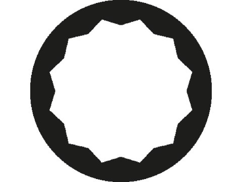 Klucz oczkowy, calowy M2.1/4 do pobijania [7444SG-Z-2.1/4]