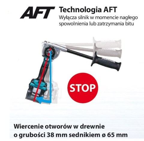 Wiertarko-wkrętarka udarowa, 2x4.0Ah, 40V max XGT, Makita [HP001GM201]