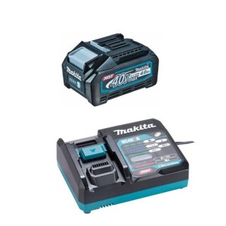 Zestaw zasilający: ładowarka DC40RA + akumulator 4,0Ah BL4040, serii XGT 40V max, Makita [191J65-4]