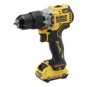 Akumulatorowa wiertarko-wkrętarka z udarem DeWalt [DCD706D2-QW] 12V XR, Li-ion, 2x2,0Ah