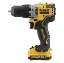 Akumulatorowa wiertarko-wkrętarka z udarem DeWalt [DCD706D2-QW] 12V XR, Li-ion, 2x2,0Ah