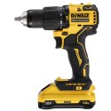 Akumulatorowa wiertarko-wkrętarka z udarem DeWalt [DCD709L2T-QW] 18V XR, Li-Ion, 2x3,0Ah