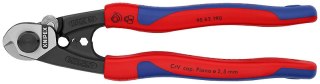Nożyce o dużej wytrzymałości do lin stalowych 190mm KNIPEX [95 62 190]